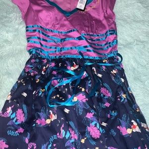 BNWT Disney Dress Shop Alice in Wonderland Dress  by Her Universe white rabbit